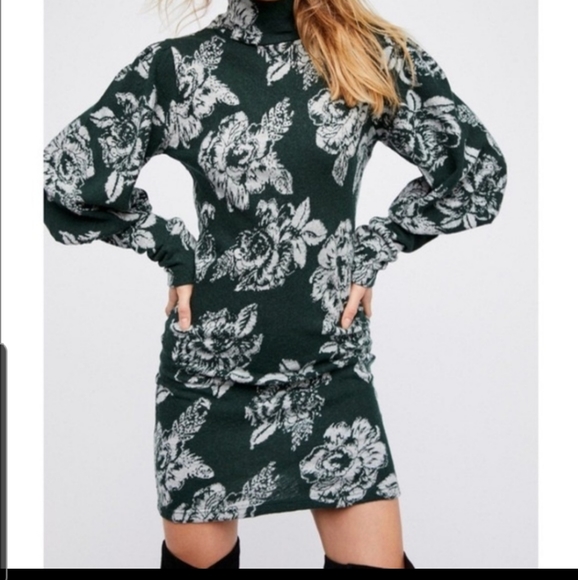 Free People Farrah Mock Neck Sweater Dress - Picture 5 of 16